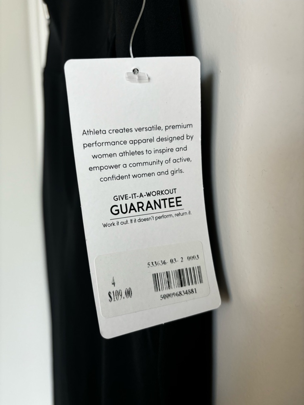 Athleta Black Straight-Leg Ponte Pants - Picture 3 of 3